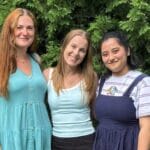 Columnist Olivia Banks and friends
