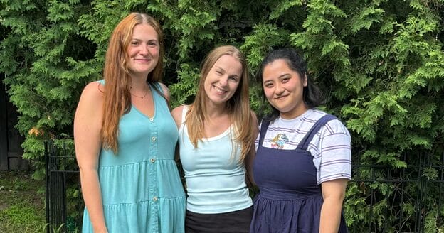 Columnist Olivia Banks and friends